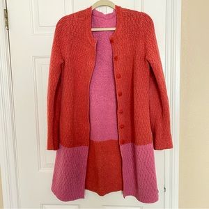 Pink & Red Coat